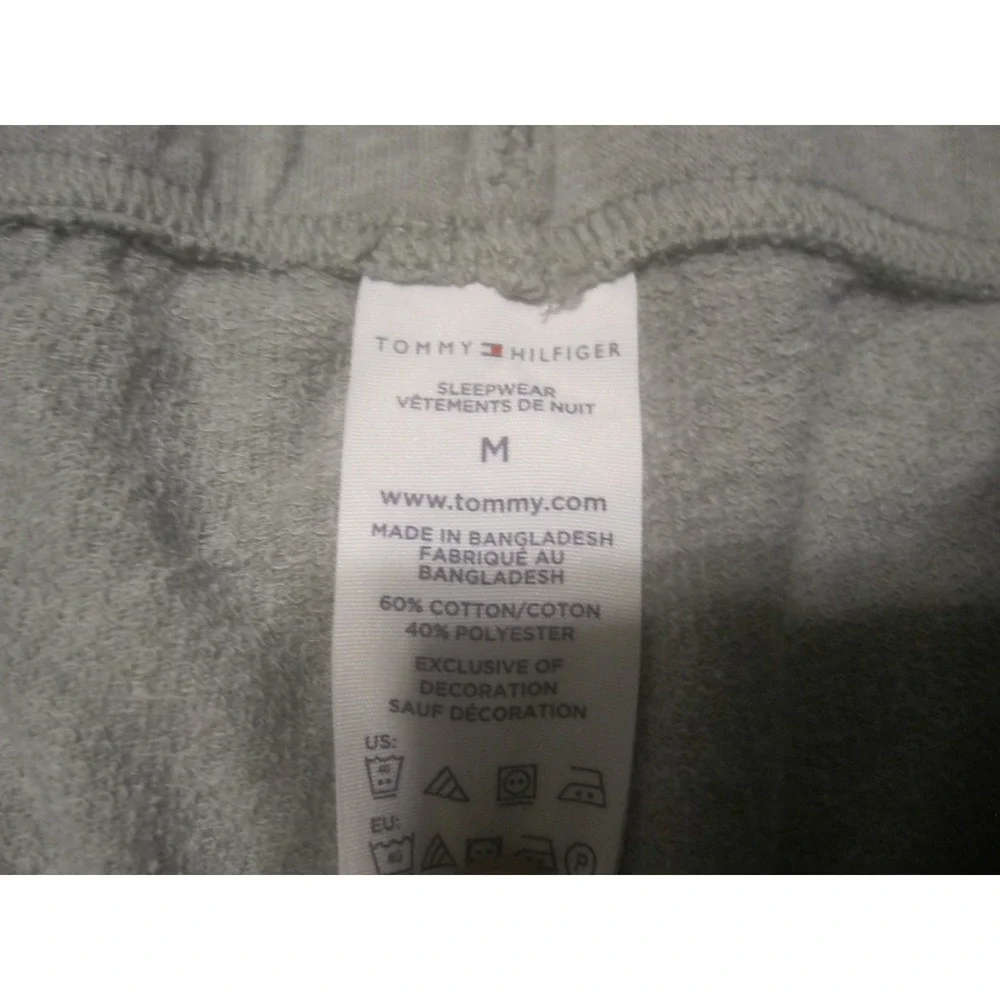 Tommy Hilfiger Pajama Pants Mens Medium Gray Sleepwear Lounge Bottoms